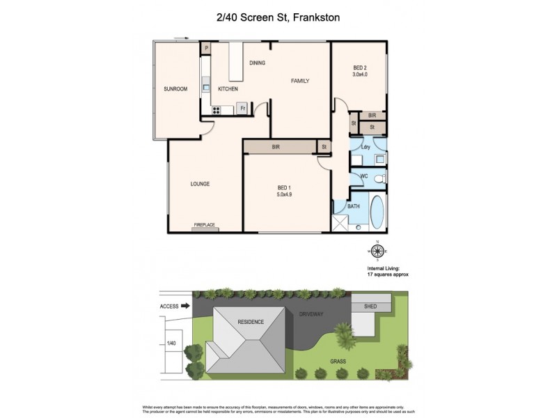 2/40 Screen Street, Frankston VIC 3199 Floorplan