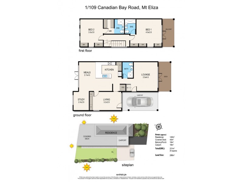 1/109 Canadian Bay Road, Mount Eliza VIC 3930 Floorplan