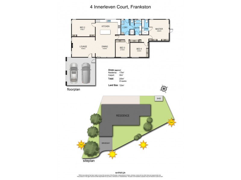 4 Innerleven Court, Frankston VIC 3199 Floorplan