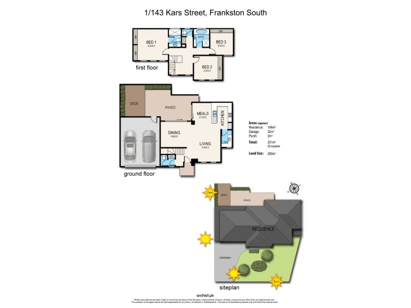 1/143 Kars Street, Frankston South VIC 3199 Floorplan
