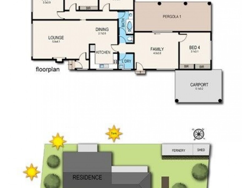 10 Manna Court, Frankston North VIC 3200 Floorplan