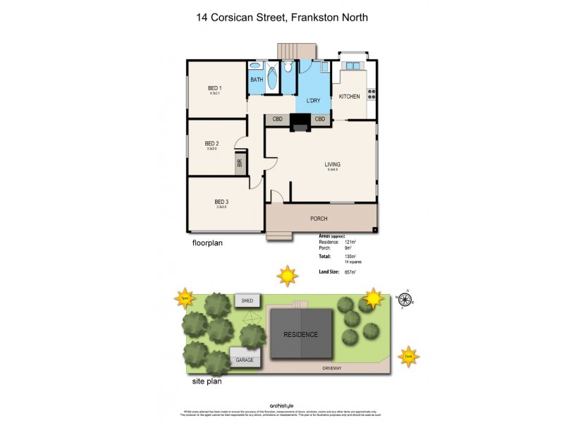 14 Corsican Street, Frankston North VIC 3200 Floorplan