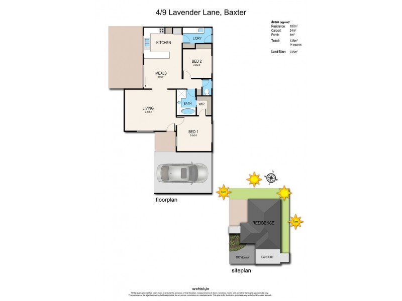 4/9 Lavender Lane, Baxter VIC 3911 Floorplan