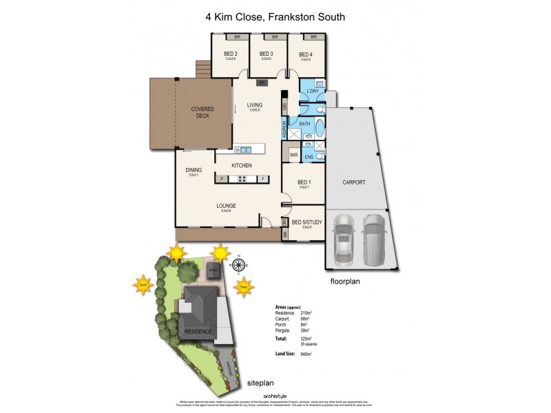 4 Kim Close, Frankston South VIC 3199 Floorplan