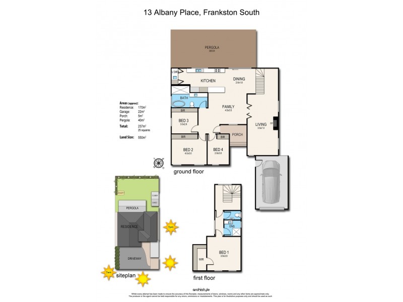 13 Albany Place, Frankston South VIC 3199 Floorplan