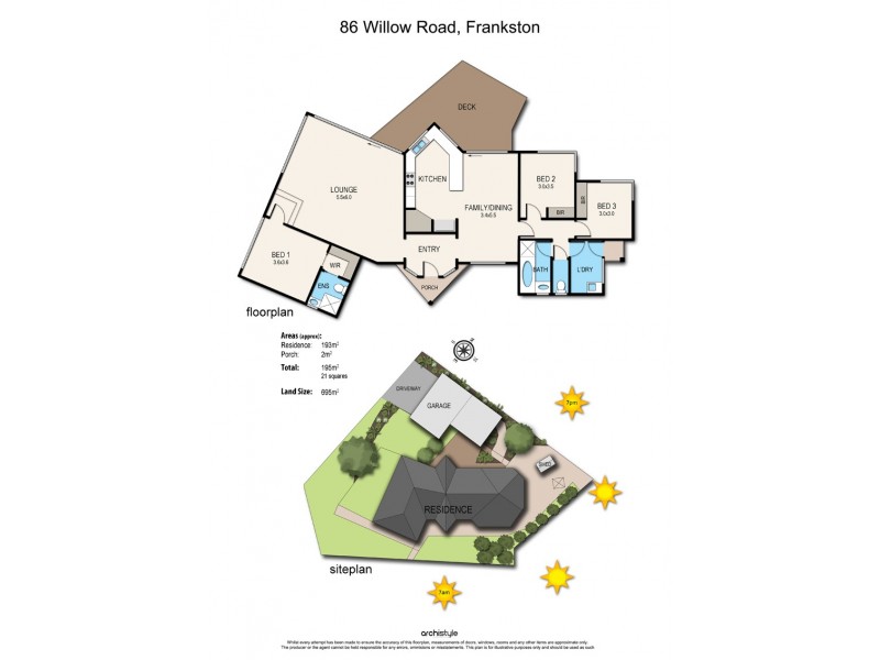 86 Willow Road, Frankston VIC 3199 Floorplan