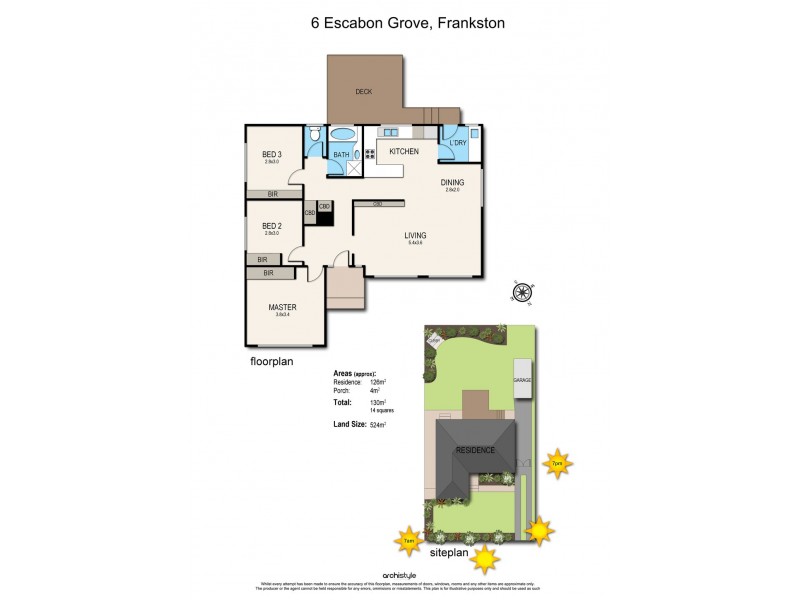 6 Escabon Grove, Frankston VIC 3199 Floorplan