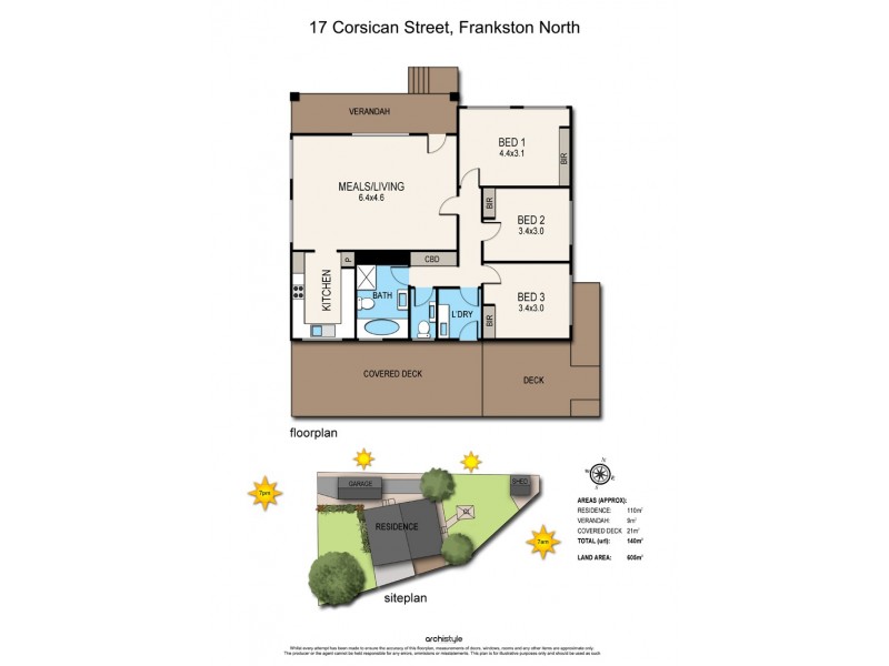 17 Corsican Street, Frankston North VIC 3200 Floorplan
