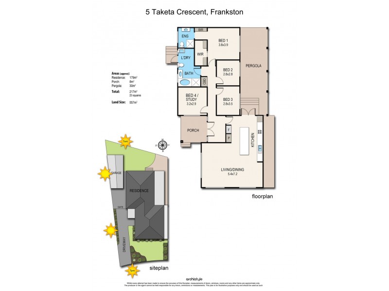 5 Taketa Crescent, Frankston VIC 3199 Floorplan