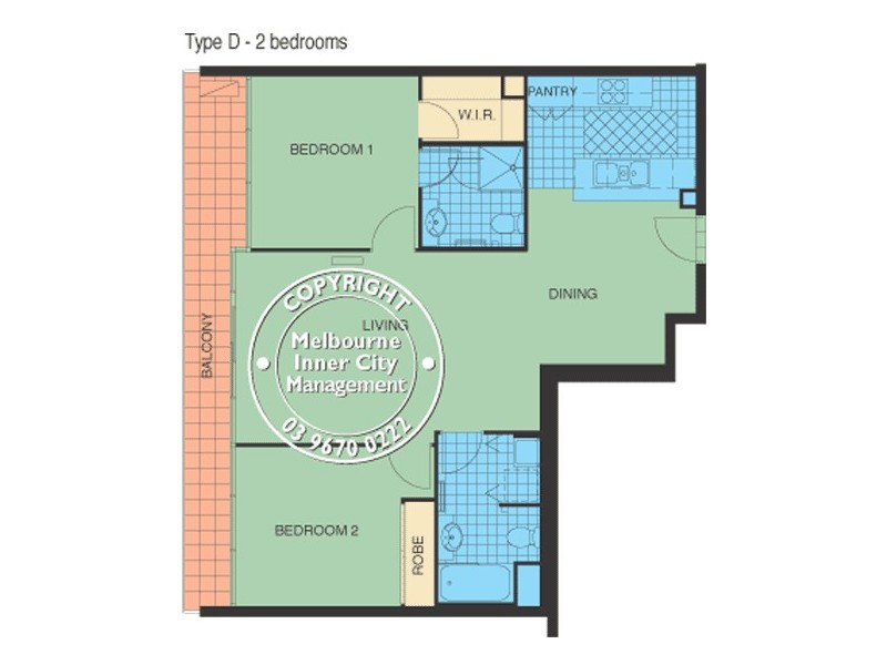 REF 24438/63 Dorcas Street, South Melbourne VIC 3205 Floorplan