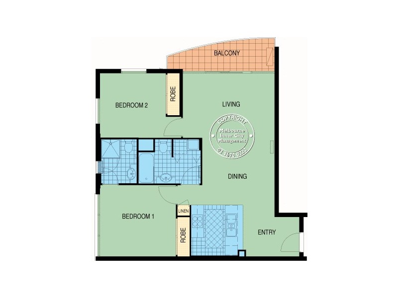 REF 24466/28 Bank Street, South Melbourne VIC 3205 Floorplan