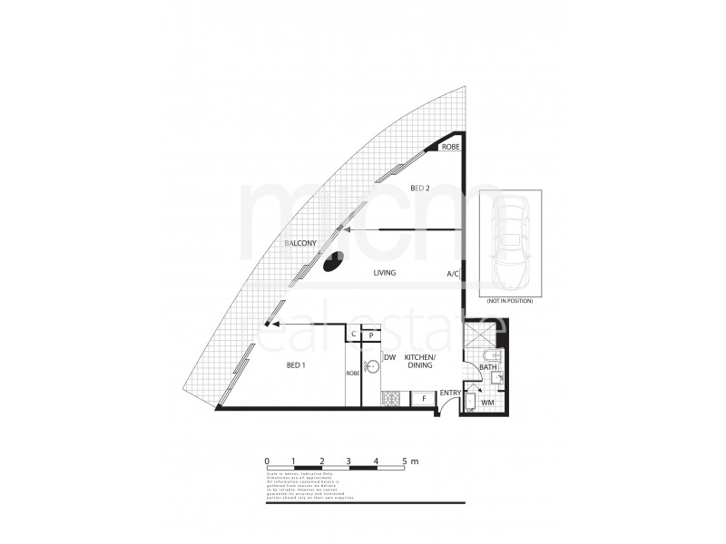 1601/241 Harbour Esplanade, Docklands VIC 3008 Floorplan