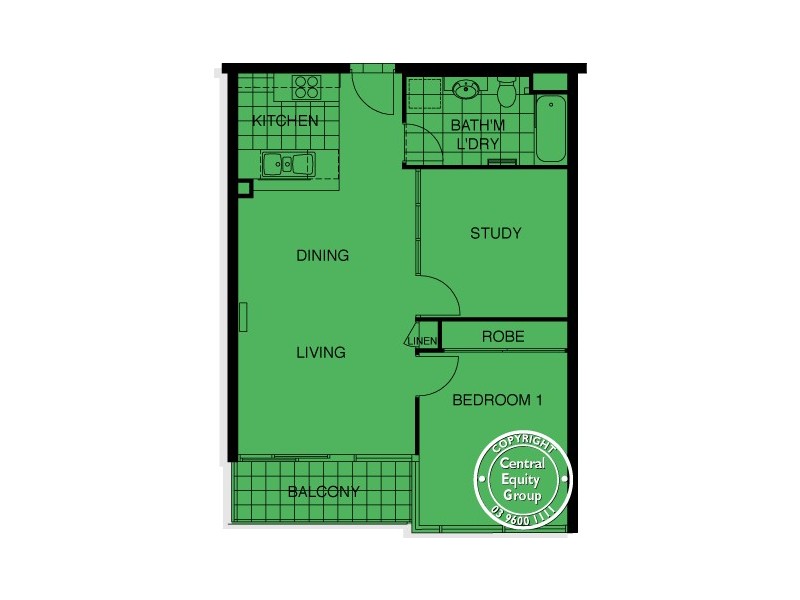 REF 24502/100 Kavanagh Street, Southbank VIC 3006 Floorplan