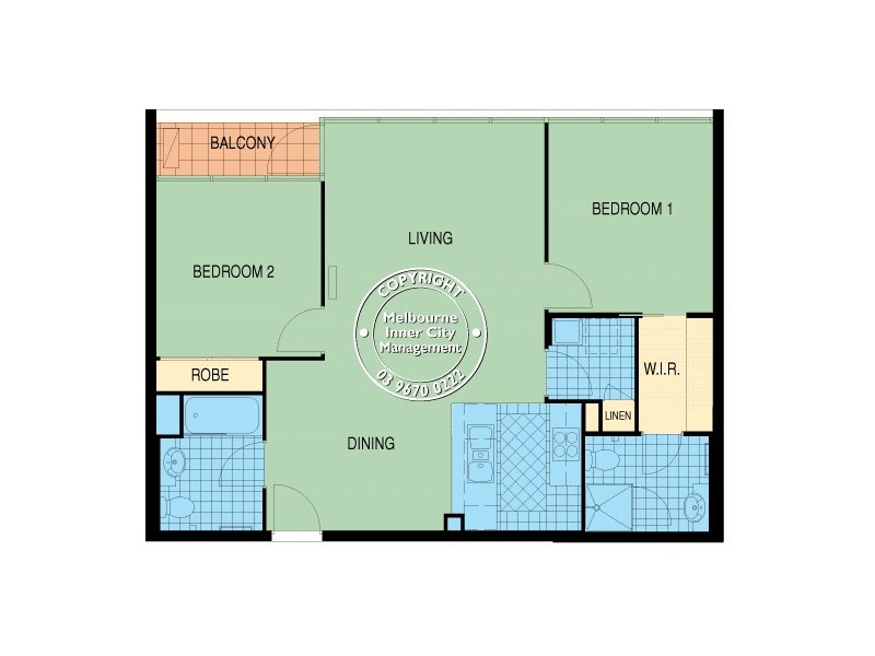 REF 24538/28 Bank Street, South Melbourne VIC 3205 Floorplan
