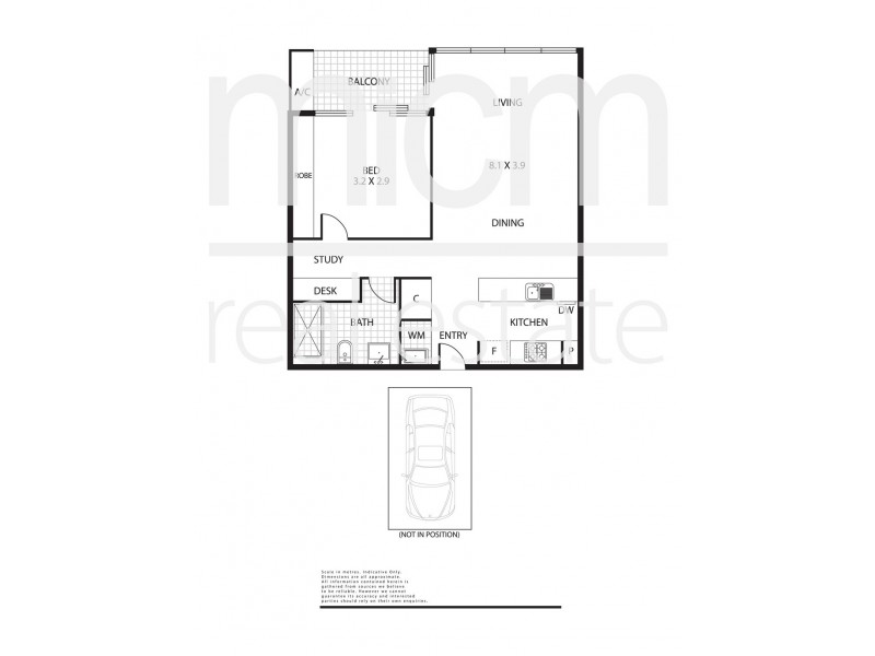 506/70 Queens Road, Melbourne VIC 3004 Floorplan