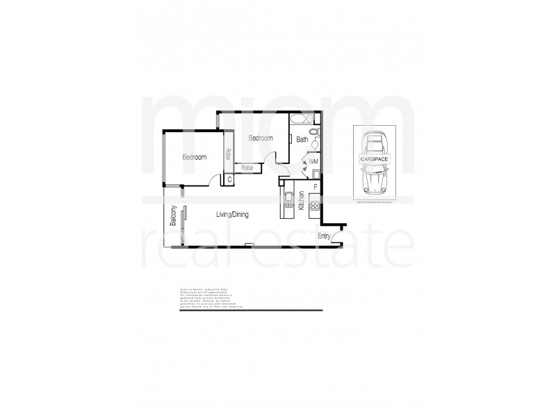 1009/148 Wells Street, South Melbourne VIC 3205 Floorplan