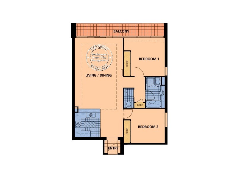 REF 24581/418 St Kilda Road, Melbourne VIC 3004 Floorplan