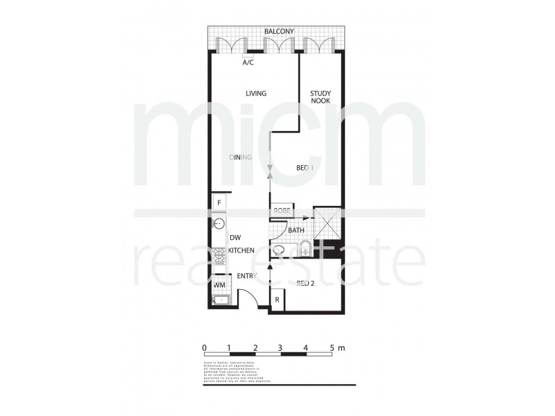 608/547 Flinders Lane, Melbourne VIC 3000 Floorplan