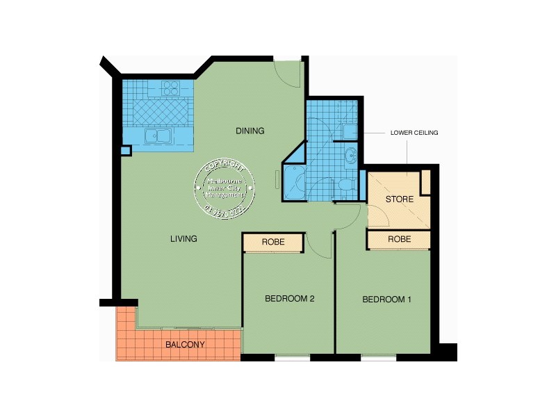 REF 24626/79 Whiteman Street, Southbank VIC 3006 Floorplan