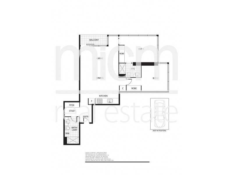 2413/151 City Road, Southbank VIC 3006 Floorplan