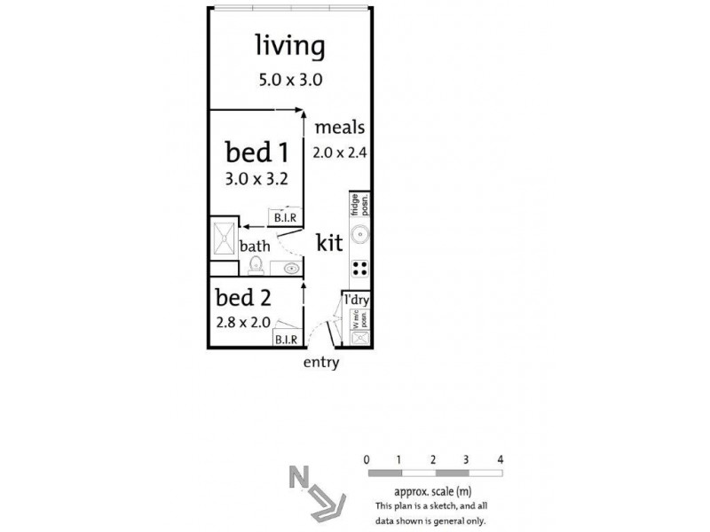 712/547 Flinders Lane, Melbourne VIC 3000 Floorplan