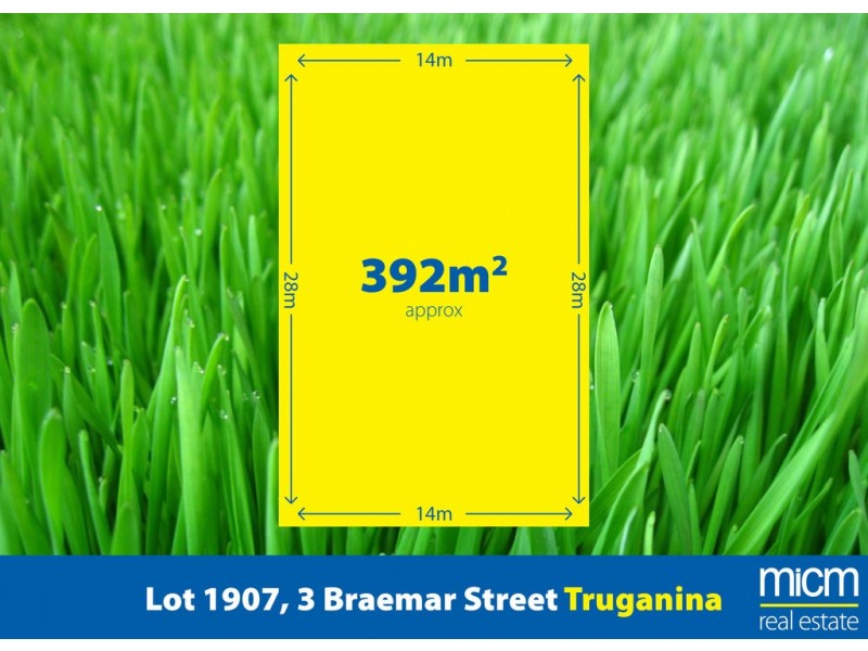 Lot 1907 – 3 Braemar Street, Truganina VIC 3029