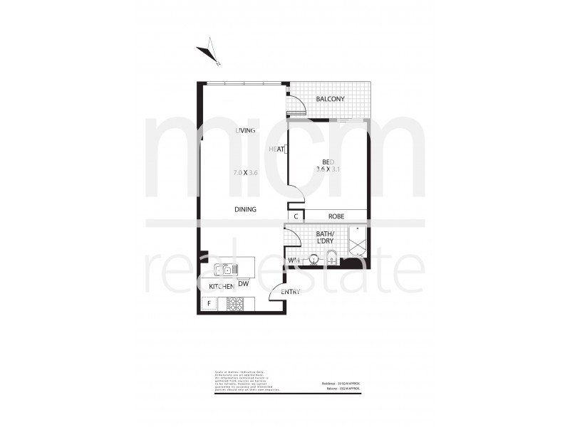 1910/163 City Road, Southbank VIC 3006 Floorplan