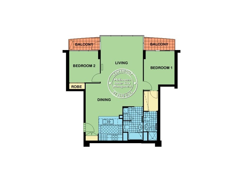 REF 24707/99 Whiteman Street, Southbank VIC 3006 Floorplan