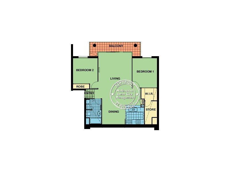 REF 24749/83 Whiteman Street, Southbank VIC 3006 Floorplan