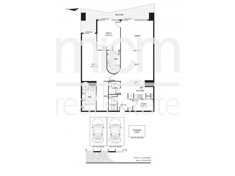 307/505 St Kilda Road, Melbourne VIC 3004 Floorplan