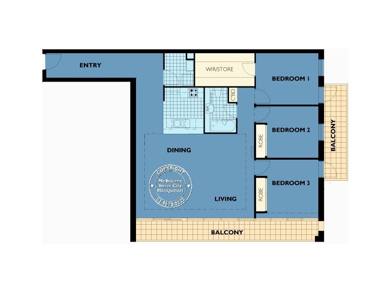 REF 24790/83 Queensbridge Street, Southbank VIC 3006 Floorplan