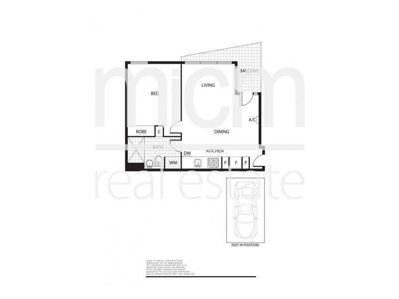 3603/200 Spencer Street, Melbourne VIC 3000 Floorplan