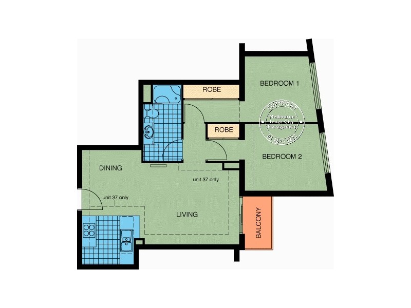 REF 24979/88 Southbank Boulevard, Southbank VIC 3006 Floorplan