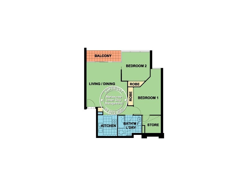 REF 22033/668 Bourke Street, Melbourne VIC 3000 Floorplan