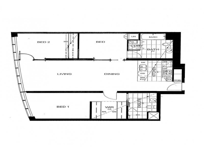 5604/35 Queensbridge Street, Southbank VIC 3006 Floorplan