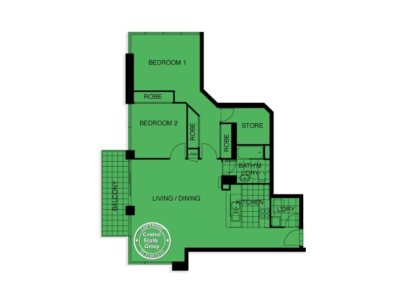 REF 12152/100 Kavanagh Street, Southbank VIC 3006 Floorplan