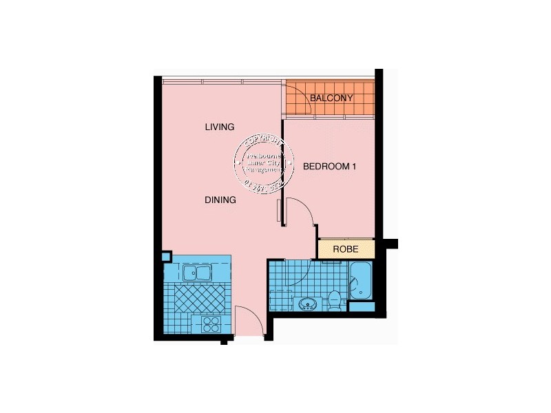 REF 12156/416a St Kilda Road, Melbourne VIC 3004 Floorplan