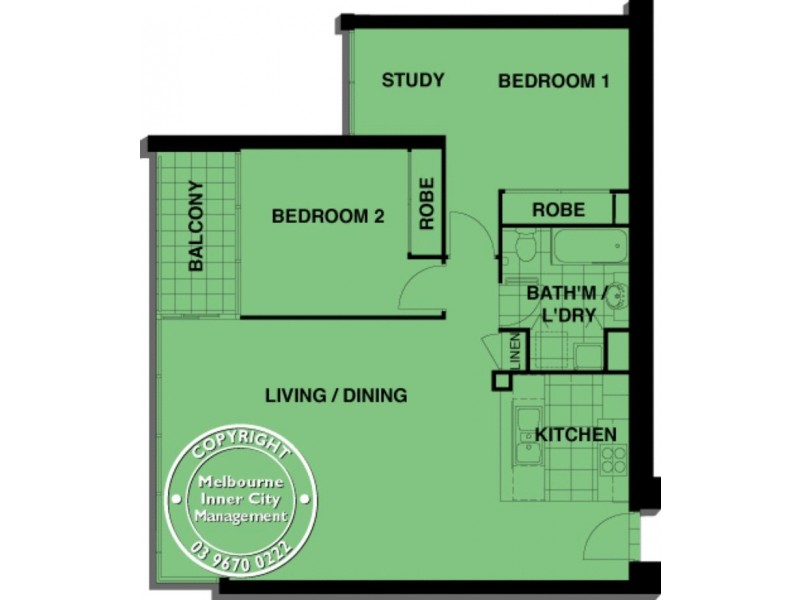 Southbank VIC 3006 Floorplan