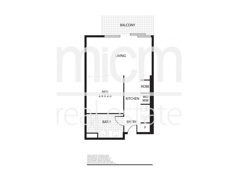 1404/618 Lonsdale Street, Melbourne VIC 3000 Floorplan