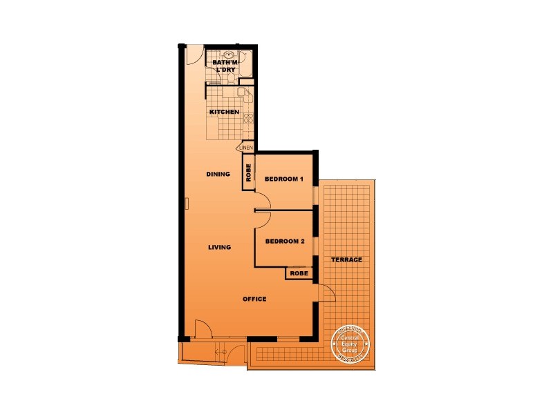 REF 01101/118 Dudley Street, West Melbourne VIC 3003 Floorplan