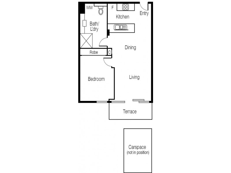 REF 01103/108 Kavanagh Street, Southbank VIC 3006 Floorplan