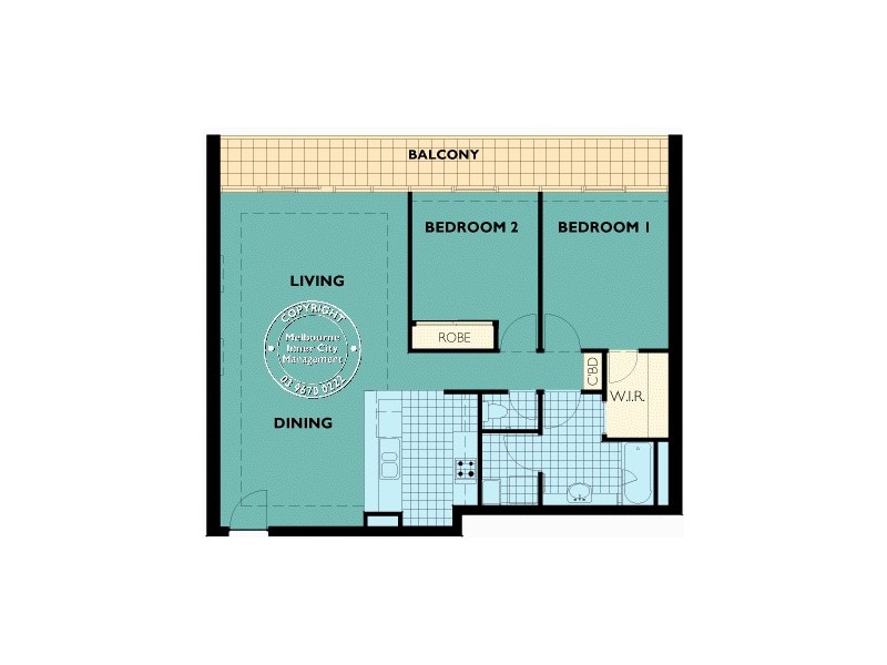 REF 01131/83 Queensbridge Street, Southbank VIC 3006 Floorplan