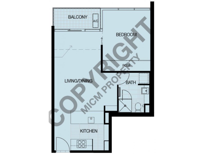 REF 01231/63 Whiteman Street, Southbank VIC 3006 Floorplan