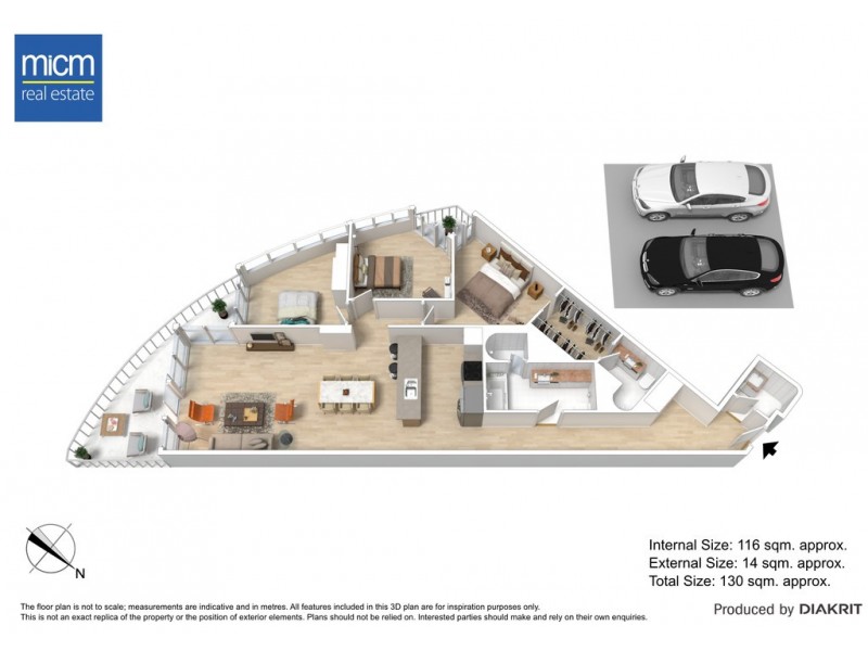 902/15 Caravel Lane, Docklands VIC 3008 Floorplan