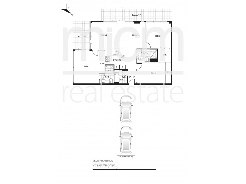 3605/118 Kavanagh Street, Southbank VIC 3006 Floorplan