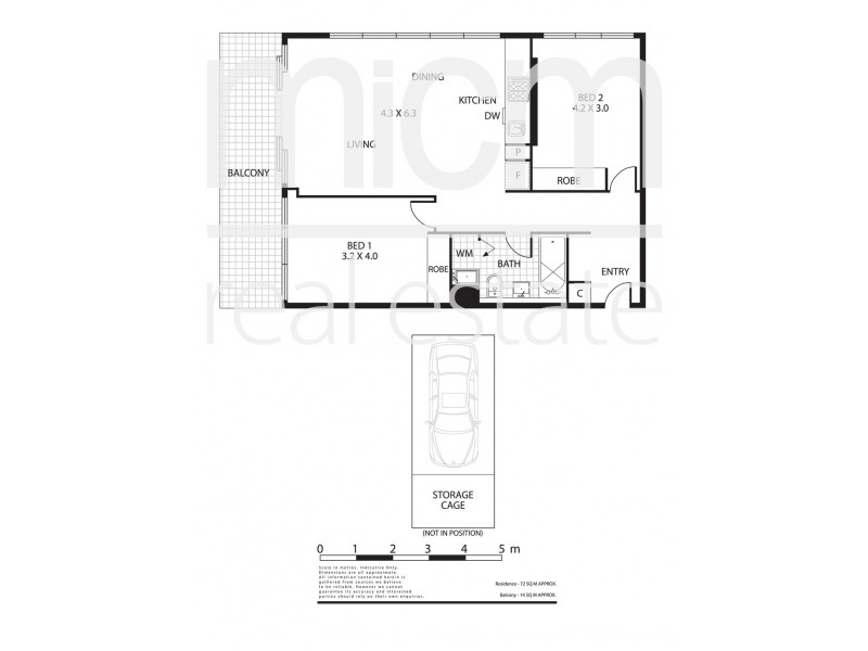 207/55 Queens Road, Melbourne VIC 3004 Floorplan