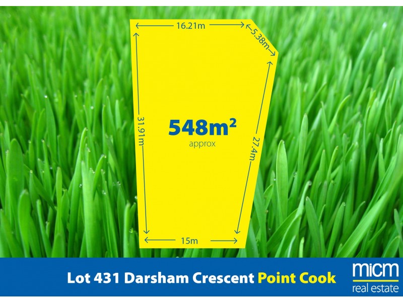 LOT 431 Darsham Crescent, Point Cook VIC 3030