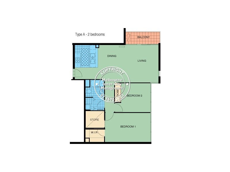 111/63 Dorcas Street, Southbank VIC 3006 Floorplan