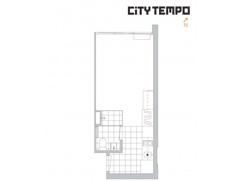 1006/181 A’Beckett Street, Melbourne VIC 3000 Floorplan