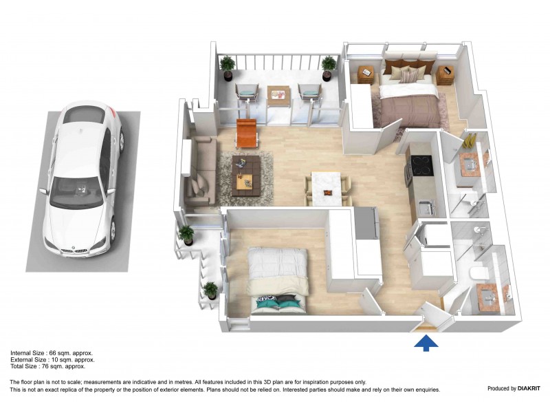 703/220 Spencer Street, Melbourne VIC 3000 Floorplan